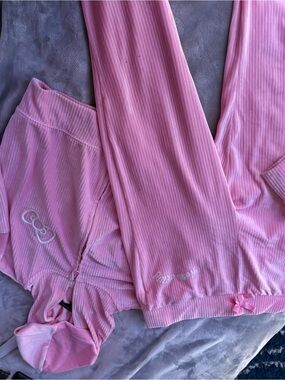 Pink Women's Velour Lounge Set - Brand hello kitty